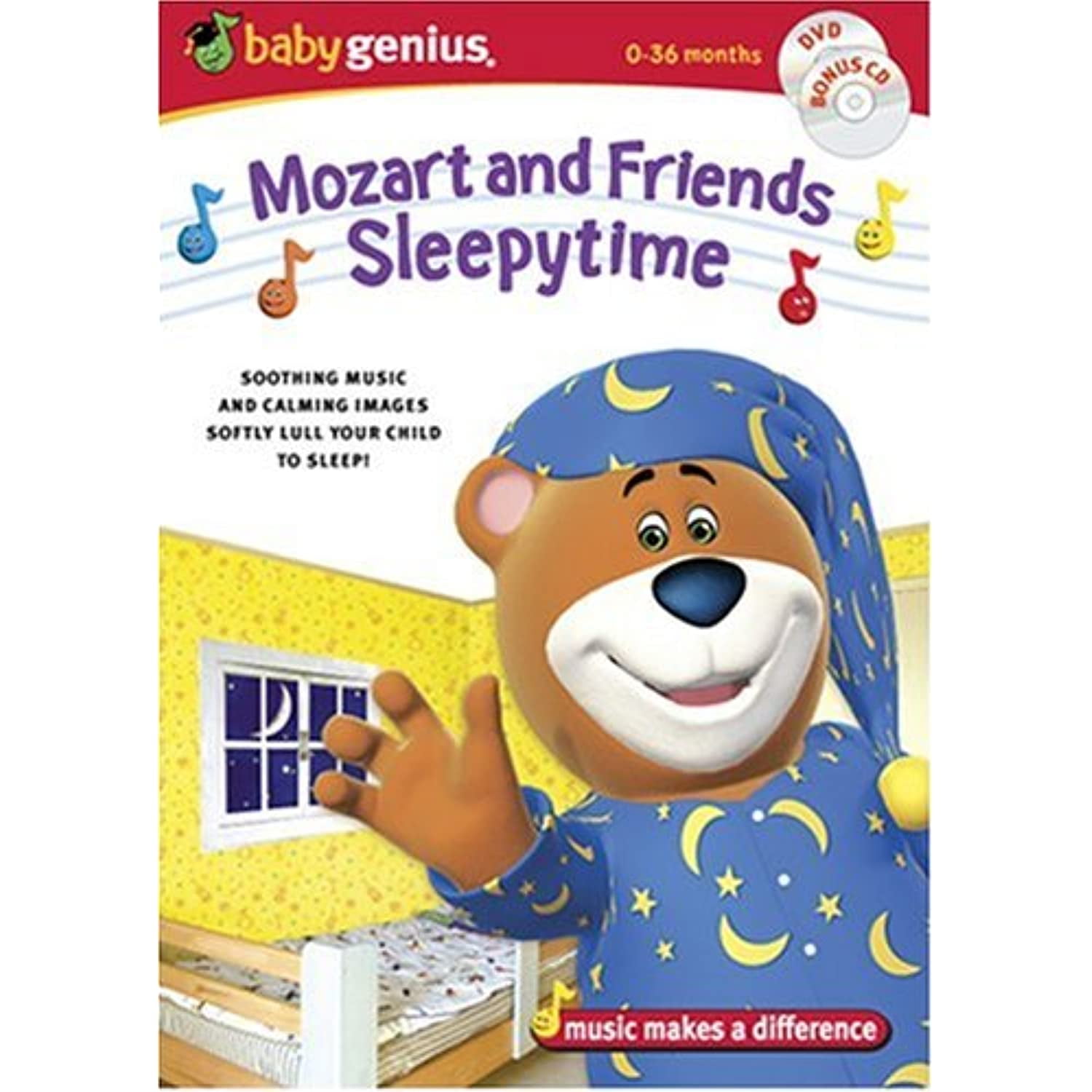Baby Genius Mozart and Friends NEW DVD Singing Learning