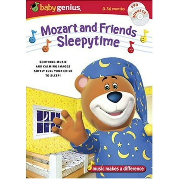 Baby Genius Mozart & Sleepytime Friends w/bonus Music CD - DVD