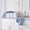 Blue Silver, variant on Better Homes & Gardens Soft Cotton Textured 4 Piece Bath Towel Set,Blue Silver