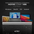 thumbnail image 3 of Teclado Inalambrico ACTECK INSPIRE COMP TI695 USB 2.4 Ghz Negro AC-934206, 3 of 6