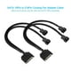 thumbnail image 3 of Methold SATA 15Pin a 2 * 4Pin Ventilador de refrigeración Cable adaptador de corriente Convertidor de 2 vías Cable 22AWG Juegos de teclado y mouse para computadora, 3 of 6