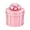 N Black, variant on Round Pink Metal Christmas Decorative Storage Box, 9 Layer Stacking Surprise Gift Set for Holiday Party Favors and Treats