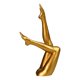thumbnail image 2 of Escultura de piernas femeninas, centro de mesa, adorno de escritorio, figura decorativa para oficina Oro, 2 of 9