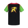 thumbnail image 2 of DC Comics Robin Toddler Boys Cosplay T-Shirt and Cape Toddler to Little Kid, 2 of 5