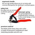 thumbnail image 3 of Cable Cutter - Wire Rope Cutter - Bicycle Cable Cutter for Cable Railing,DIY Projects,Railing,Decking,Wire Seals & Bicycle Cable.Bike Cable Cutter & Wire Rope Cutter, 3 of 6