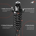 thumbnail image 3 of A-Premium Rear Pair (2) Complete Strut & Coil Spring Assembly Compatible with Toyota Corolla 2014-2019, Driver and Passenger Side, 3 of 8