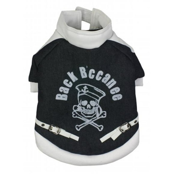 Pet Life LLC 34BKMD Vasity-Buckled Collared Pet Coat