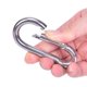 thumbnail image 5 of 304 Stainless Steel Spring Carabiner Snap Hook Keychain Quick Link Lock Buckle, 5 of 5