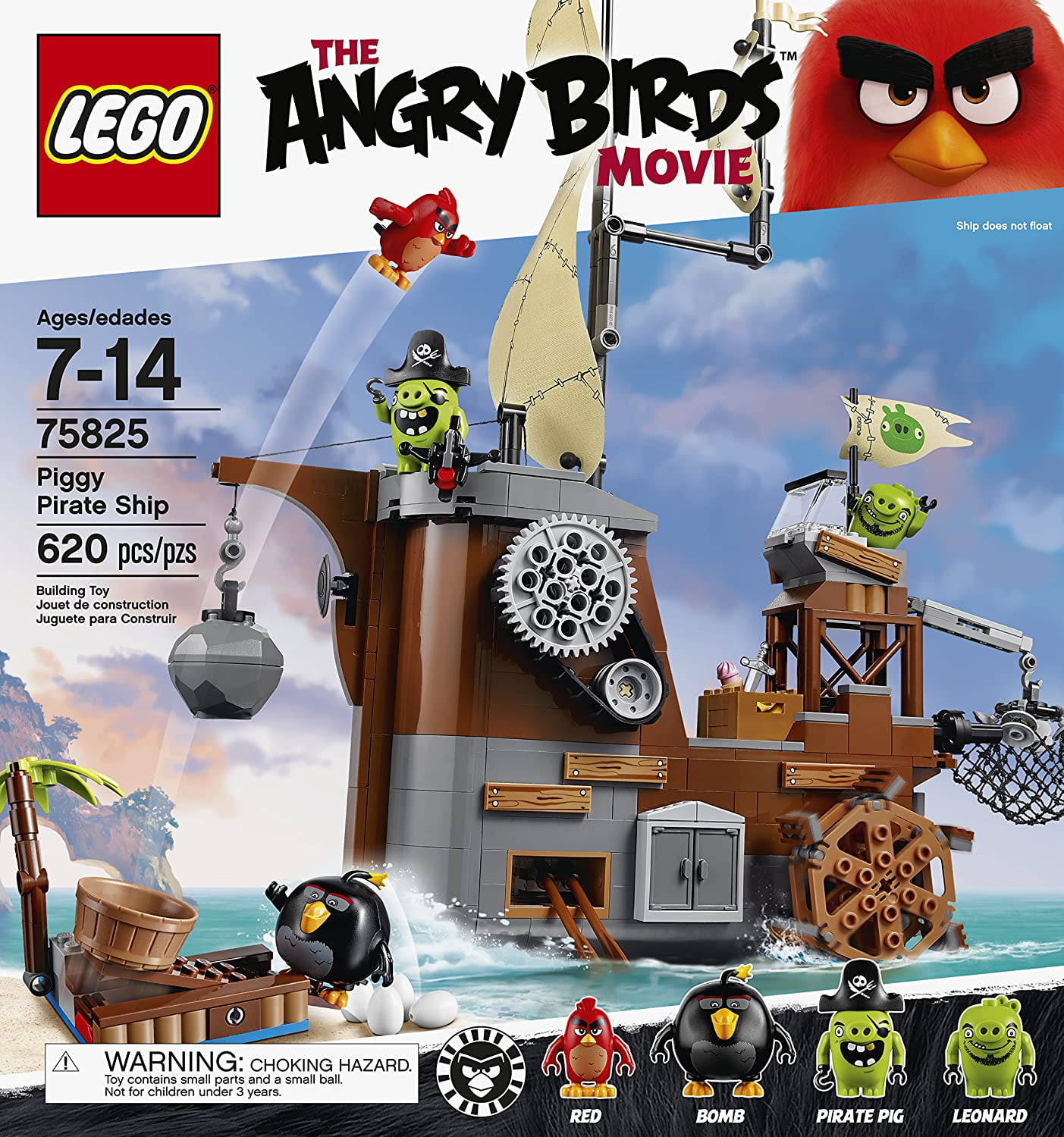JANGBRiCKS LEGO reviews & MOCs: LEGO Angry Birds Piggy Pirate Ship review!  75825