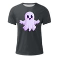 thumbnail image 4 of Blusas y camisas de manga corta y cuello redondo para hombre. Blusas/camisetas de manga corta con cuello redondo y estampado de Halloween para hombre. Blusa para hombre., 4 of 4