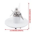 thumbnail image 4 of 2 Pack Cuisinart SPB-456-2 Replacement Blender Blades, White, 4 of 4