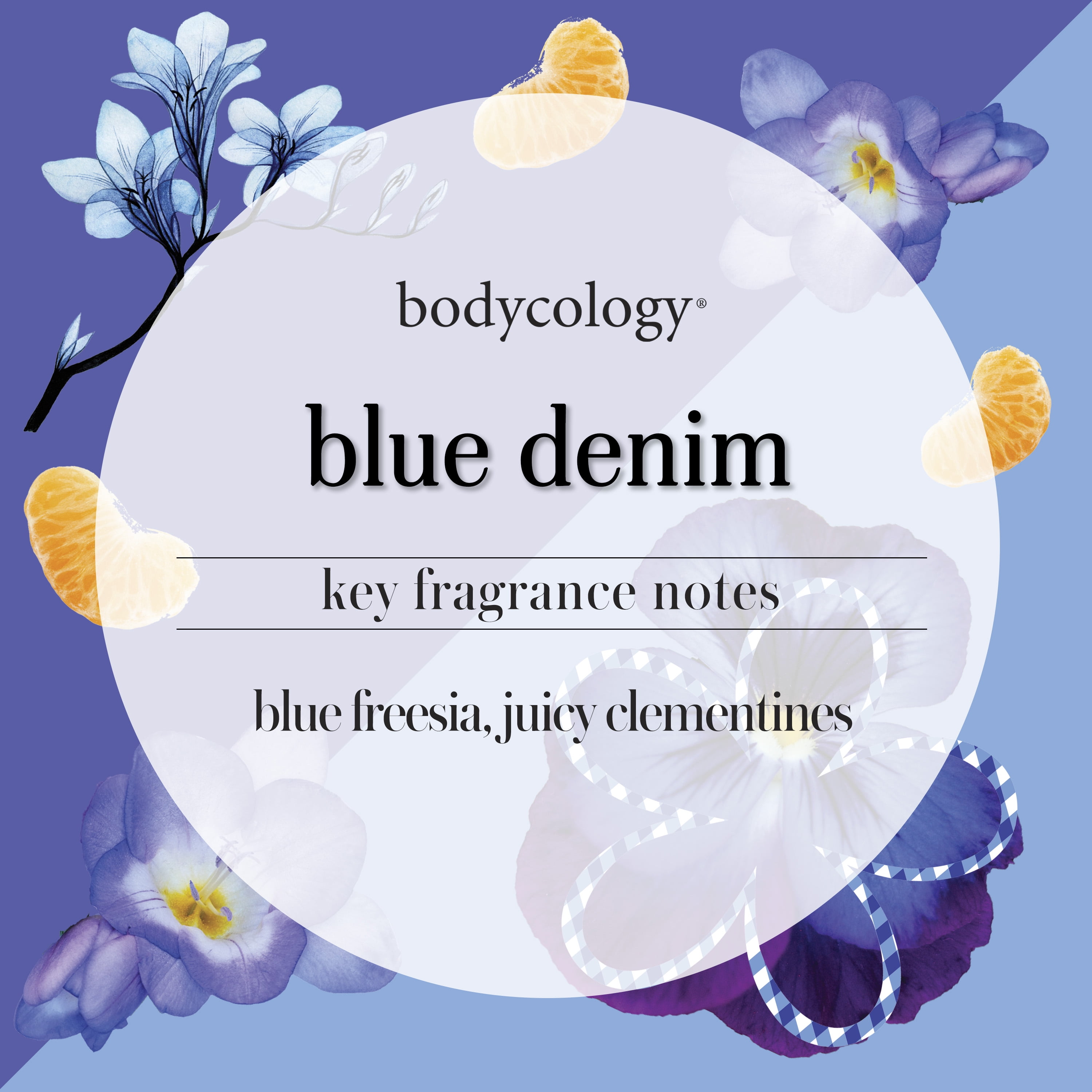 Bodycology Blue Denim Fragrance Body Mist, 2.7 fl.oz.