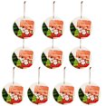 thumbnail image 1 of Adornos navideños Tarjeta colgante de madera de Navidad Decoración de árbol de Navidad de madera de doble cara Wmkox8yii gf9246, 1 of 8
