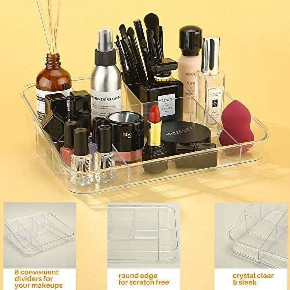 Makeup Organizer and Cosmetic Organizer Acrylic Storage Box Brush Hold –  kanmainc
