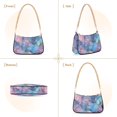 thumbnail image 7 of FORMRS Womens Shoulder Bag with Chain Strap Clutch Purse Cute Tote Handbag, Pink Marble Pattern, 7 of 7