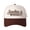 Brown, variant on Sunshine&WHISKEY Letter Embroidered Color Block Trucker Hat Unisex Adjustable Cotton Breathable Fashion Cap for Travel Daily Wear