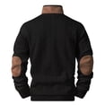 thumbnail image 6 of Kakii Men Sweaters V Neck Cable Knit Sweater Fall Casual Slim Fit Pullover, 6 of 6