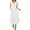 White, variant on Women Maxi Dresses V-Neck Sleeveless Solid Color Pleated Flowy Long Tank Dresses for Women Trendy Gray M