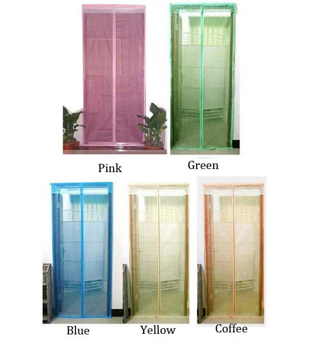 New Magnetic Fastening Magic Mesh Curtain Hands Free Fly Bug Insect Screen Door 