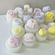 JDH Silicone Flower Silicone Candle Mold Soap Wax Making Aromatherapy Decor Crafts Home H8I8