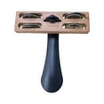 thumbnail image 2 of 1x Talon Tambourin Percussion Portable Instrument de Musique Rythme Percussion Pied en Bois, 2 of 8