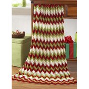 Herrschners® Yuletide Lacy Ripple Crochet Afghan Kit