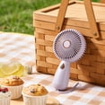 thumbnail image 4 of Lunxisen 1 Pcs Handheld Mini Fan Outdoor Portable Long Lasting Rechargeable Summer Fan, 4 of 9