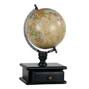 Vintage MDF Wood Storage Decorative Globe
