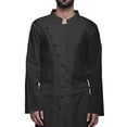thumbnail image 3 of Atasi Cotton Satin MensÂ&nbsp;KurtaÂ&nbsp;Solid Chinese Collar Mens LongÂ&nbsp;KurtaÂ&nbsp;Shirt, 3 of 5