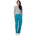 thumbnail image 4 of Adar Universal Scrubs For Women - Tapered Cargo Scrub Pants - 506 - Teal Blue - 2X, 4 of 7