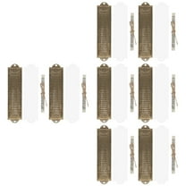 8 Sets Metal Mezuzah with Engraved Blessing Religious Mezuzah Decoration for Front Door