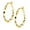 Gold G, variant on Gold Plated Holiday Earrings,Twisted Loop Earring Gifts for Wife