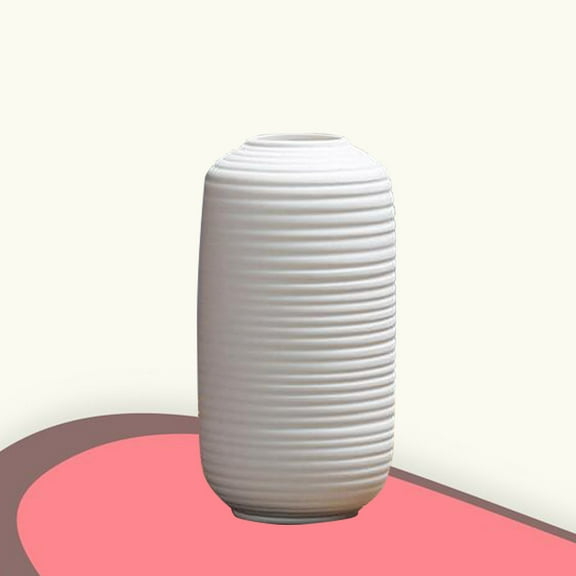 MLINS  Tall Floor for Decorative Home Accessories Ceramic Vase Modern Shape