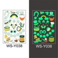 thumbnail image 2 of XZNGL St. Patricks Day Tattoo Sticker Luminous Fluorescent Colourful Irish Festival, 2 of 9
