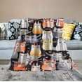 thumbnail image 2 of ARISTURING  Flannel Novelty Cartoon Cute A Lot of Cats Blanket,Cozy Decorative Throw Blanket for Couch Bed Sofa Camping,Men Lightweight Warm Plush Air Condition Blankets, 2 of 6