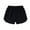 Black, variant on Zpanxa Girls Running Shorts Kids Summer Solid Color Leisure Sports Elastic Waist Shorts Stretchable Pink 9 Years