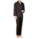 thumbnail image 4 of Conjuntos de Pijamas Para Hombres Camisones Pantalones de Pijama de Manga Larga Casuales Sólidos Con Bolsillos Cierre de Botón, 4 of 9