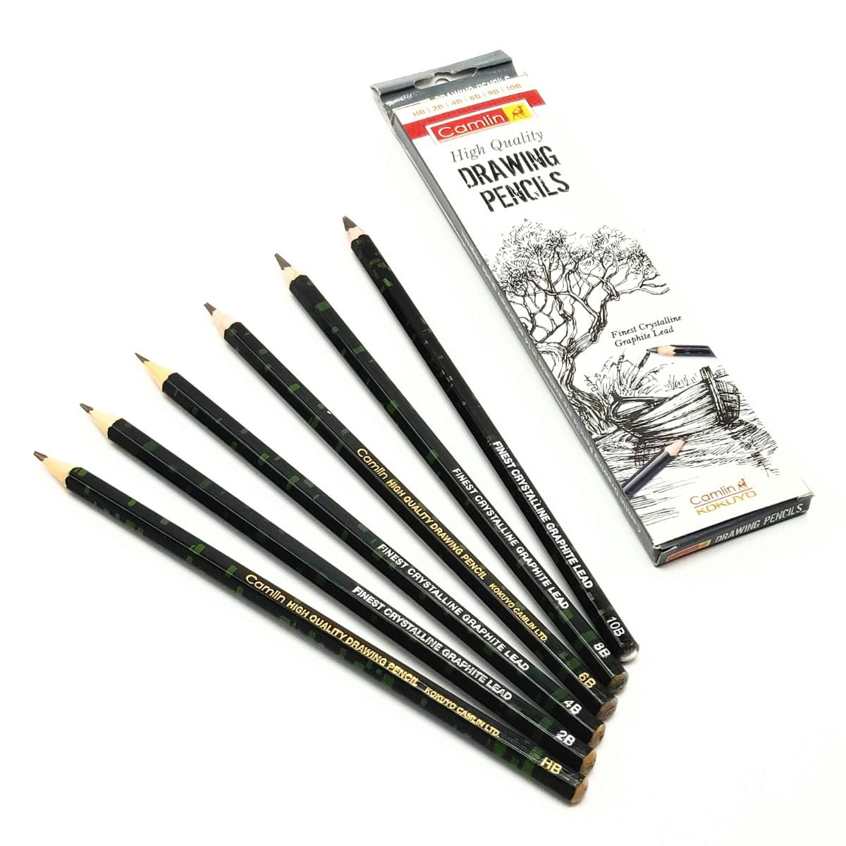ISTAR Professional Camlin Kokuyo Sketch and Drawing Pencil Set Of