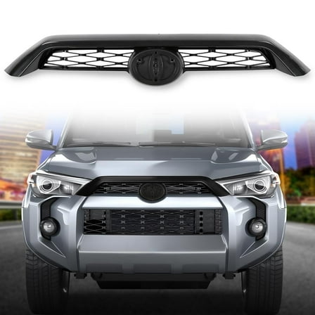 CROSSDESIGN Front Upper Grille Grill Fit for Toyota 4Runner 2014-2020