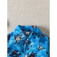 thumbnail image 4 of Cenuakty Baby Boys Spring Autumn Casual Romper Long Sleeve Lapel Cattle/Horse Print Button Romper, 4 of 9