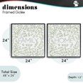 thumbnail image 3 of Stupell Industries Farmhouse Curved Ivy Sprigs Phrases Black 2pc Framed Giclee Art Set, 24 x 24 each, by SD Graphics Studio, 3 of 7