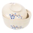 thumbnail image 1 of Ceramic Noodle Bowl Decorative Soup Bowl Covered Ceramic Bowl Hand Painting Tableware, 1 of 8
