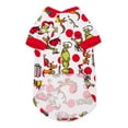 thumbnail image 4 of Dr. Seuss Grinch Pet Matching Holiday Family Pajama Top, Sizes XS-2XL, 4 of 4
