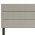 thumbnail image 3 of Home Design Etta King Upholstered Headboard with Channel Tufting and Foam Padding, Warm Gray, Easy assembly, 3 of 6