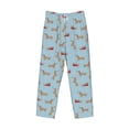 thumbnail image 2 of Vsdgher Dachshund Dog Print Mens Pajama Pants Sleep & Lounge Pants, PJ Bottoms With elastic waistb and Pockets, 2 of 5