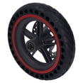 thumbnail image 4 of Ensamblaje De La Rueda Trasera De La Vespa, Empuñadura Celular Del Neumático De La Vespa Eléctrica Roja Del Cojinete Fuerte Que Absorbe Los Golpes Para La Reparación ANGGREK Rear Wheel for Xiaomi Scooter, 4 of 8