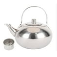 thumbnail image 2 of Tea Kettle with Infuser Loose Leaf Stainless Steel Teapot Teakettle, tea Pot, coffee and tea Flower Tea Pot , , 1.5L, 2 of 9