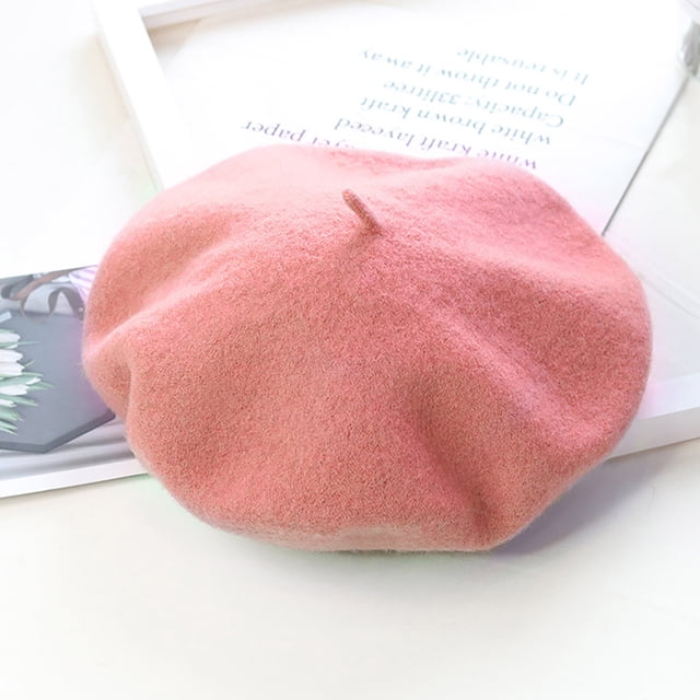 RANJIE Béret en Laine Tricoté Décontracté Mode Automne et Hiver pour Femmes