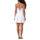 thumbnail image 3 of INSPIRE CHIC Vestido de Mujer para Fiesta de Club con Tirantes Espagueti Brillante y Metálico, Corte A, Mini Vestido L Plateado, 3 of 5