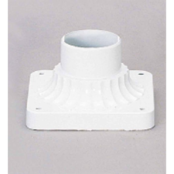 Volume Lighting V0080 Pier Mount For Post Light - White